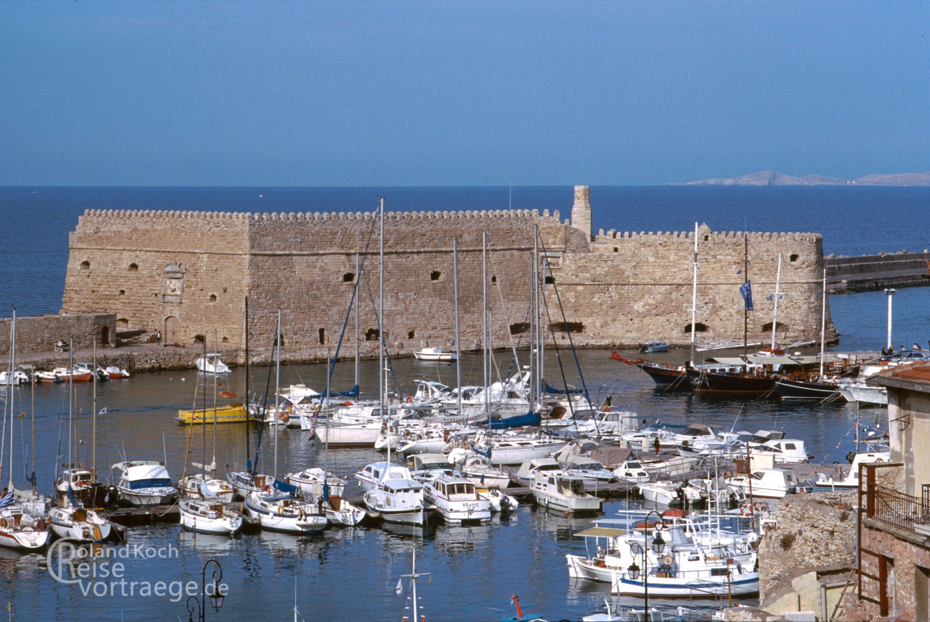 Fort im alten Hafen, Heraklion, Kreta, Griechenland